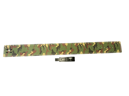 Cintura Sollevamento Pesi  Powerlifting in pelle Militare, Bodybuilding Fitness Allenamento, Leva in fibbia