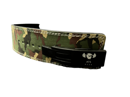 Cintura Sollevamento Pesi  Powerlifting in pelle Militare, Bodybuilding Fitness Allenamento, Leva in fibbia
